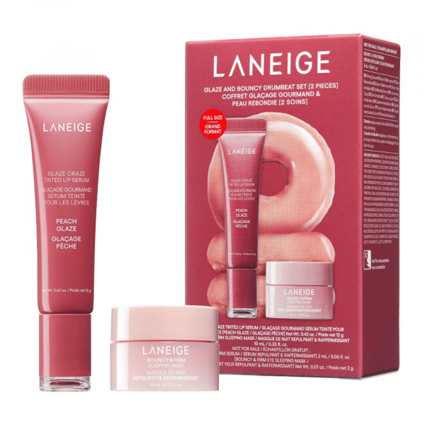 LANEIGE Glazed and Bouncy Drumbeat Set