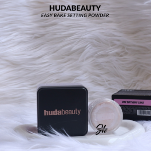 HUDABEAUTY EASY BAKE SETTING POWDER UBEY BIRTHDAY CAKE - SAMPLE