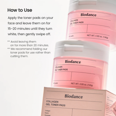 Biodance Collagen Gel Toner Pads 60pcs - Image 3