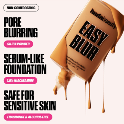 Easy Blur Natural Airbrush Foundation with Niacinamide - Milkshake 100B - Image 2