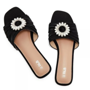 R & B Accessory Detail Flat Sandals - size 36