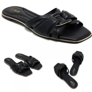 R & B Strappy Flat Sandals