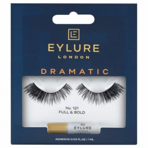 Eylure Definition False Eyelash, Style No. 121, Reusable, Adhesive Included, 1 Pair