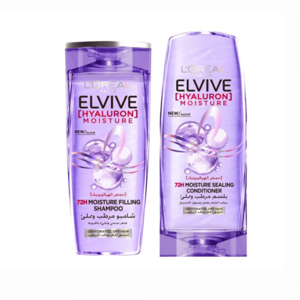 Loreal Elvive Hyaluron Moisture Filling Shampoo & Conditioner for Dry Hair
