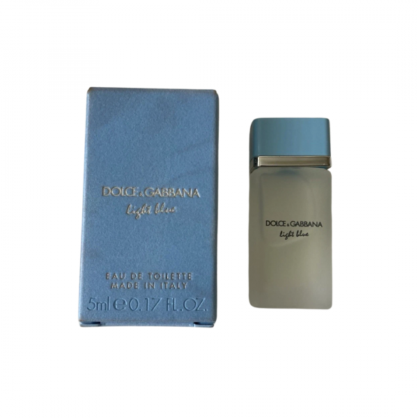 Dolce & Gabbana Light Blue Eau De Toilette For Women • 5ml with box