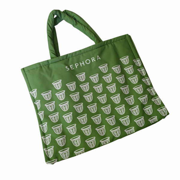 Sephora Middle East "Gahwa" Puffy Tote & Pouch