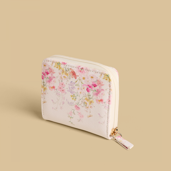 MAX Floral Print Zip Around Wallet