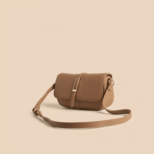 MAX Plain Crossbody Bag with Adjustable Strap