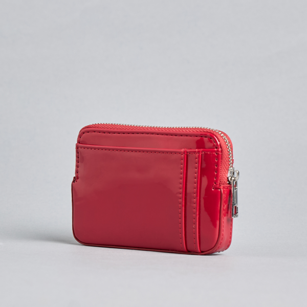 MAX Plain Zip-Around Wallet - RED