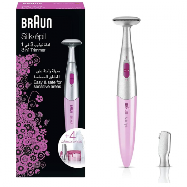 Braun Silk-épil FG1100 Bikini Styler with 4 Extras, White