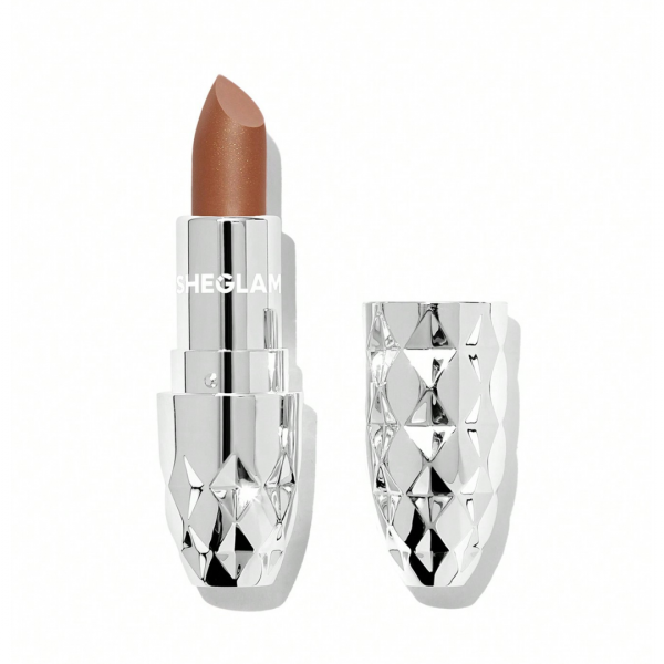 SHEGLAM Starlight Velvet Lipstick - Heartbeat | Matte rosy oak with a gold finish